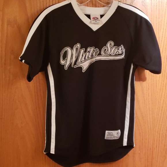 womens black white sox jersey